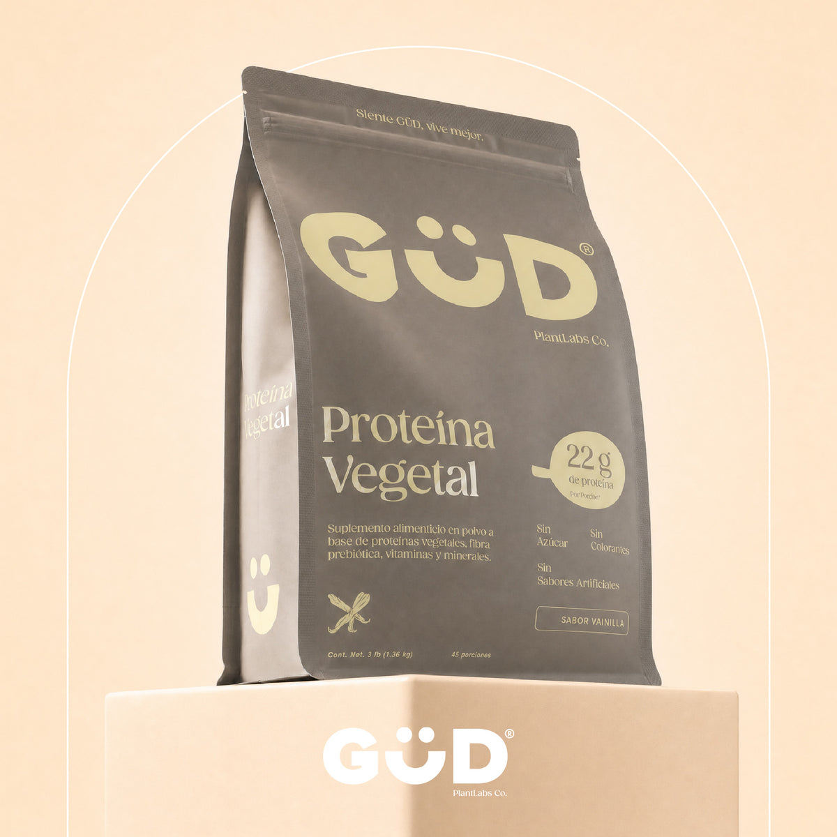 Proteína Vegetal en Polvo - Vainilla 3lb